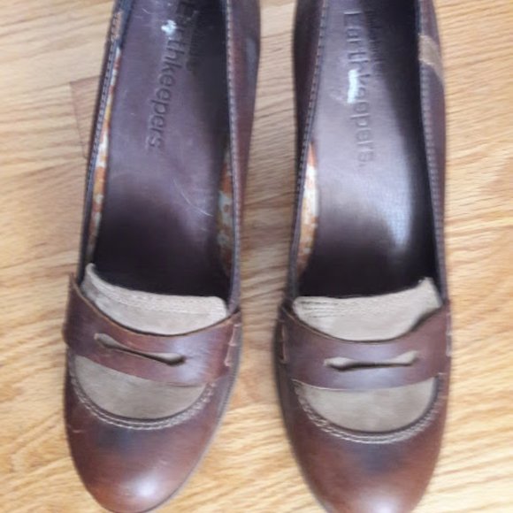 Timberland Brown Healed Penny Loafers - Picture 1 of 4